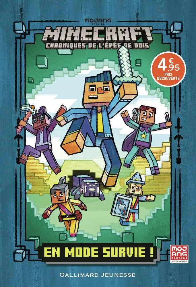 GALLIMARD JEUNE - Romans Minecraft - En mode survie ! - Eliopulos, Nick