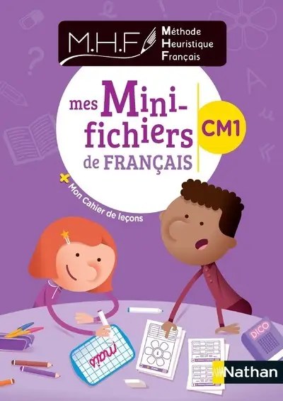 NATHAN - MHF Mes Mini Fichiers De Francais  Cm1