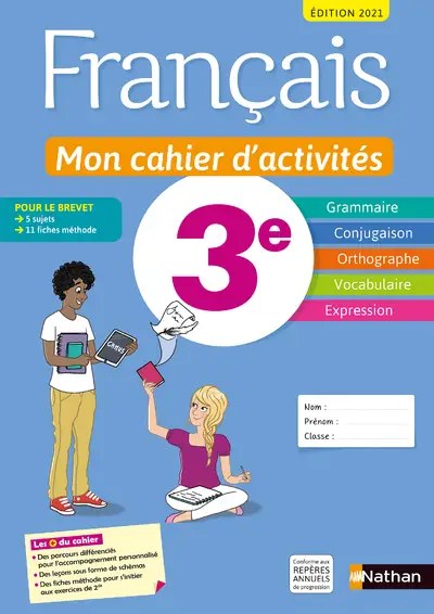 NATHAN - Mon Cahier D'activite 3eme 21