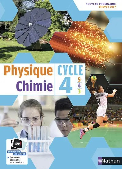 NATHAN - Phyique Chimie Cycle 4 Brevet 2017