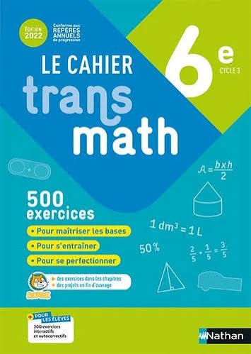 NATHAN - Transmath 6eme Ex 22