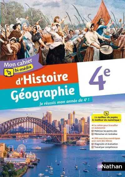 NATHAN - Mon Cahier D'hisGeo 4eme