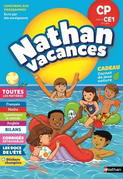 NATHAN - Cahier De Vacances Cp Vers Ce1