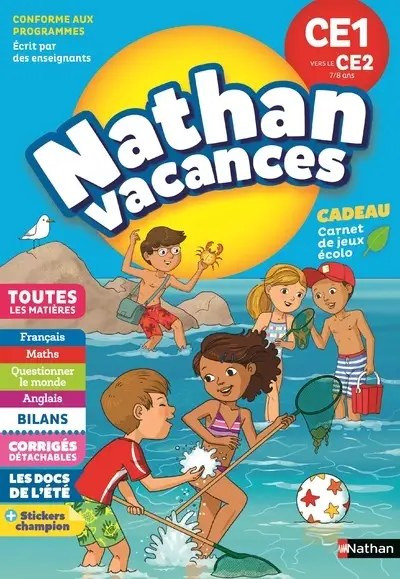 NATHAN - Cahier De Vacances Ce1 Vers Ce2