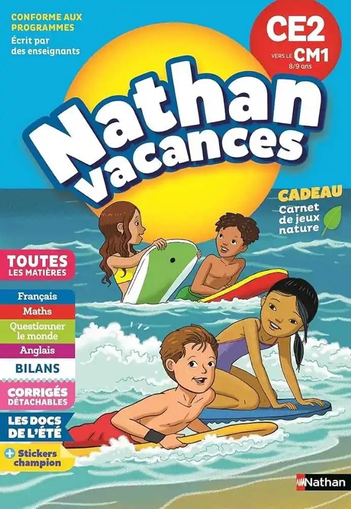 NATHAN - Cahier De Vacances Ce2 Vers Cm1