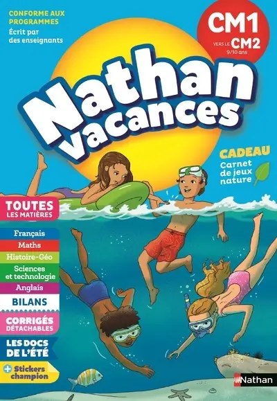 NATHAN - Cahier De Vacances Cm1 Vers Cm2