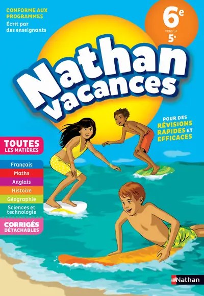 NATHAN - Cahier De Vacances 6e Vers 5e