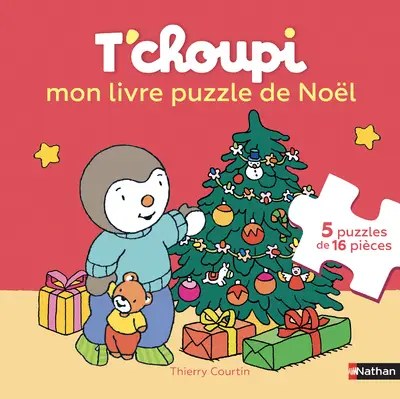NATHAN - T'choupi Mon livre puzzle de Noel
