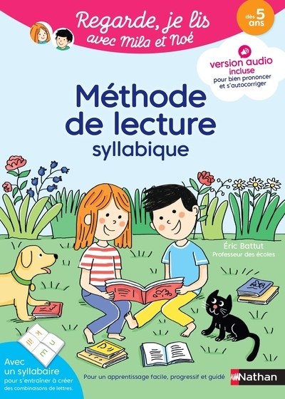 NATHAN - Regarde Je Lis Avec Mila Et Noe Methode De Lecture Syllabique