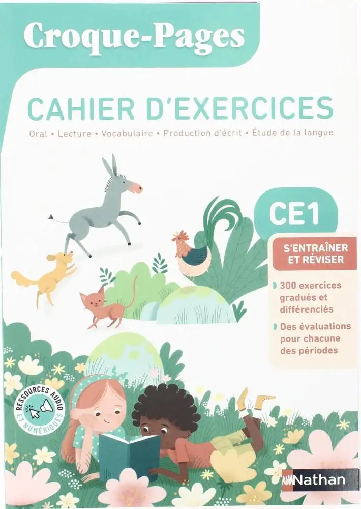 NATHAN - Croque Pages CE1 Cahier Ex 2024