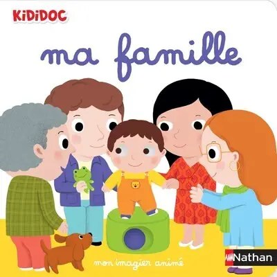 NATHAN - Mon imagier anime ma famille