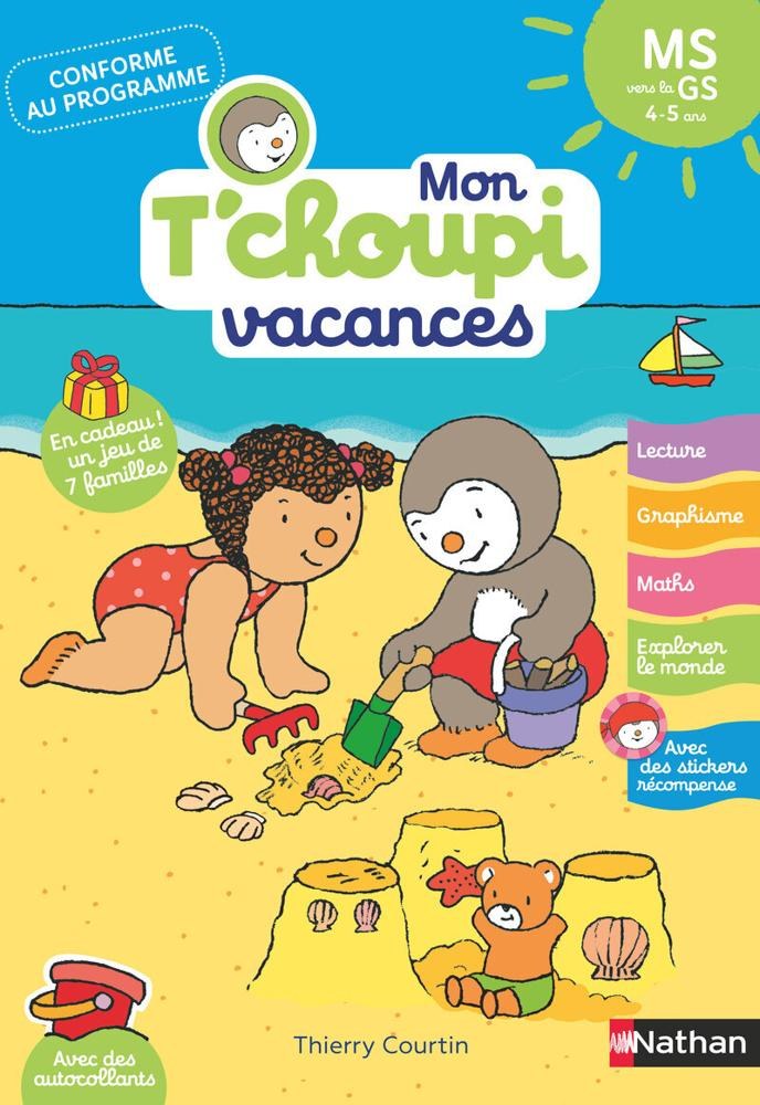 NATHAN - Mon T'choupi Vacances Ms