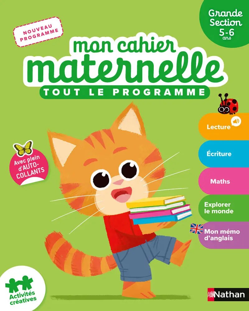 NATHAN - Mon Cahier Maternelle Tout Le Programme 5-6 ans