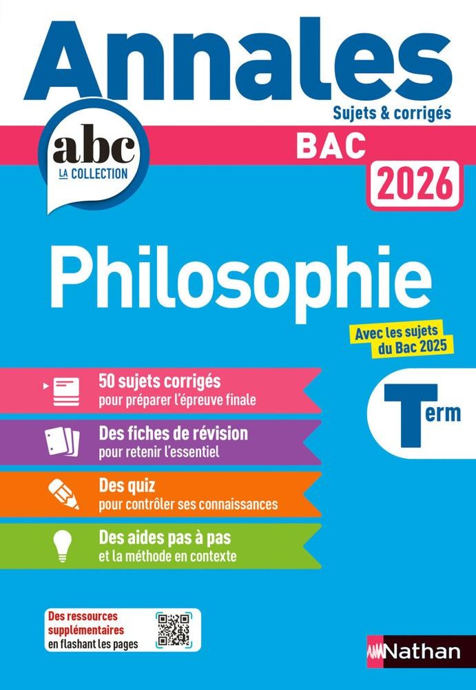 NATHAN - Annales Bac Philosophie 2026