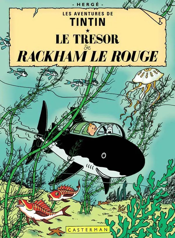 CASTERMAN - Les Aventures De TinTin -  Le Tresor de Rackham le Rouge