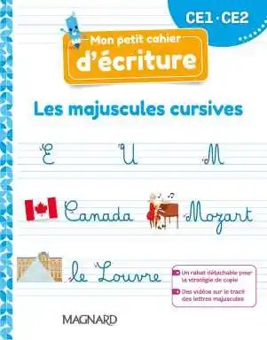 MAGNARD - Mon Petit Cahier D'ecriture Les Majuscules Cursives