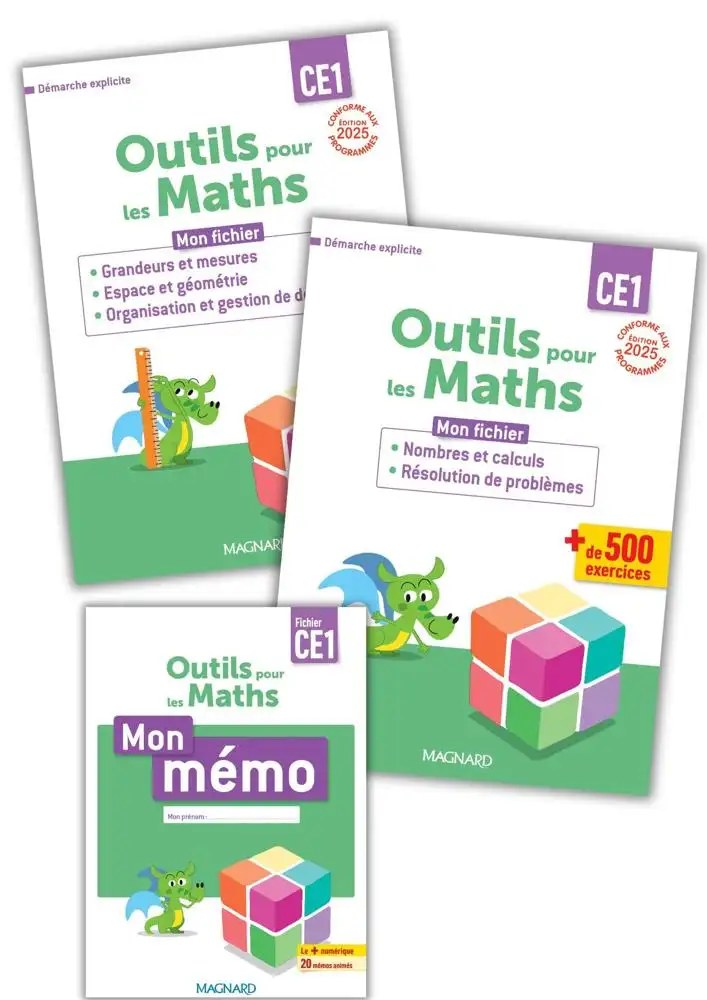 MAGNARD - Outils Pour Les Maths CE1  2025 Par Domaine