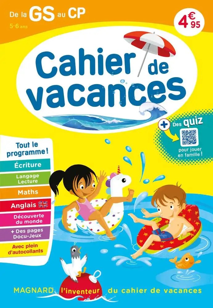 MAGNARD - Vacances 2025 GS au CP