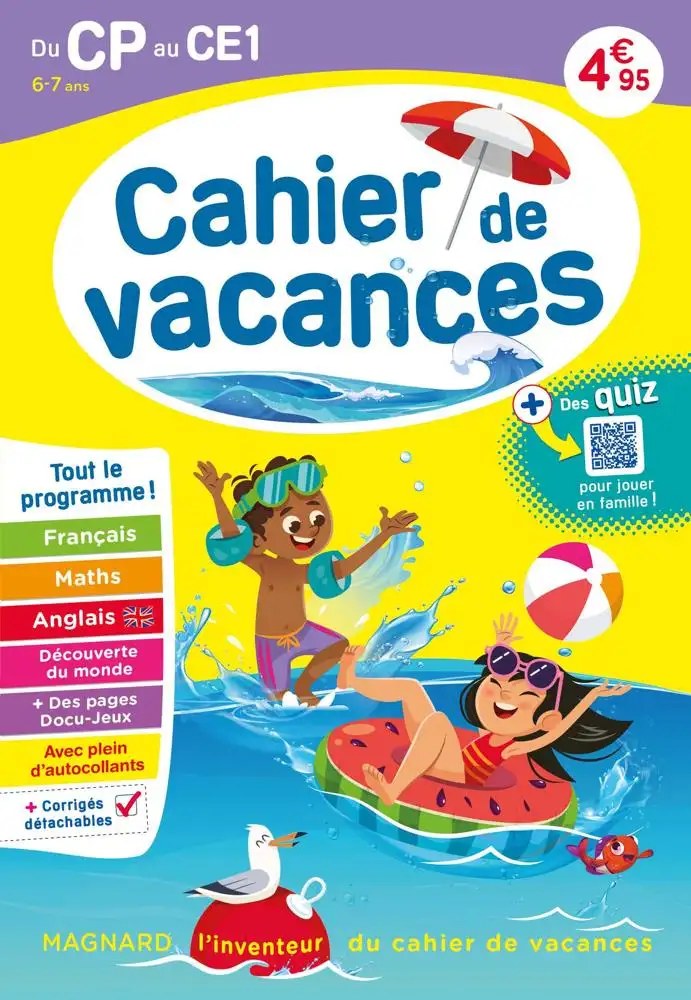 MAGNARD - Vacances 2025 CP au CE1