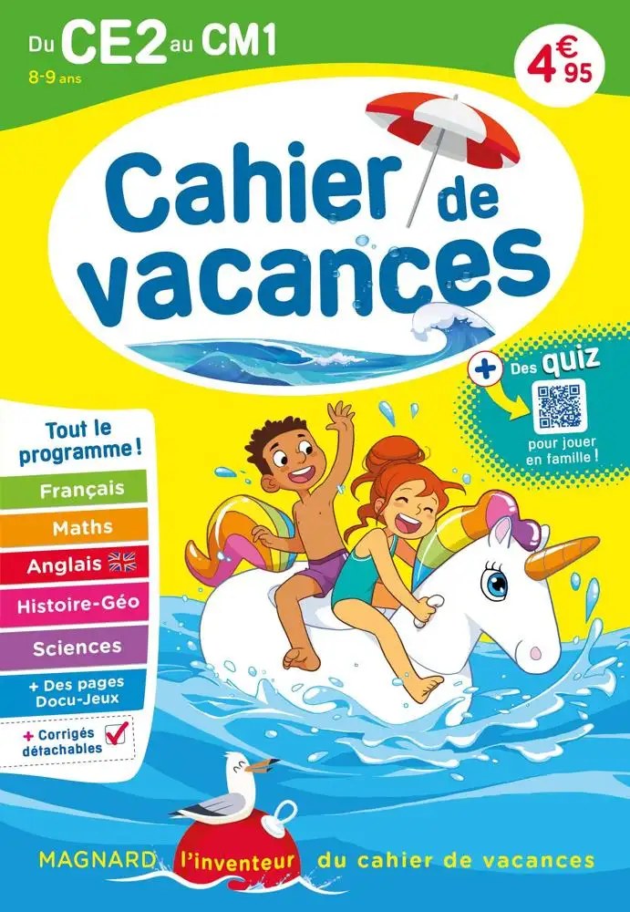 MAGNARD - Vacances 2025 CE2 au CM1