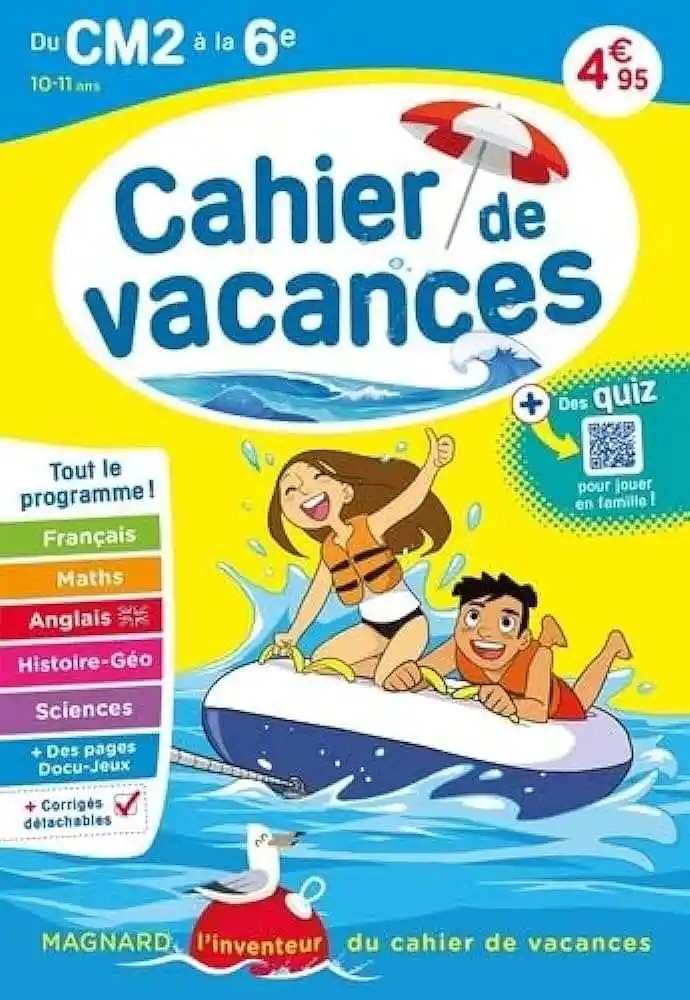 MAGNARD - Vacances 2025 CM2 a la 6eme