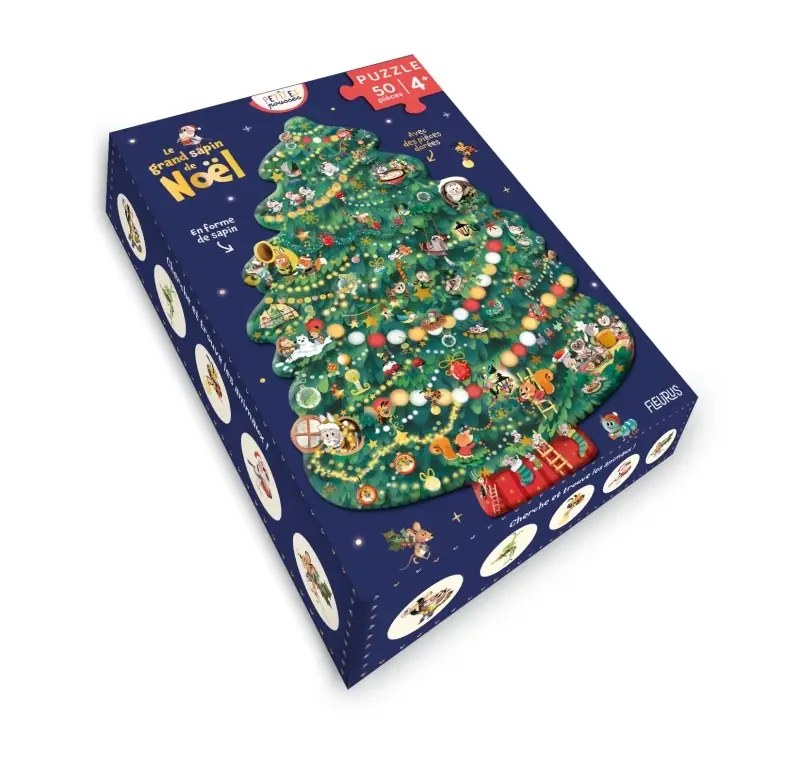 FLEURUS - Puzzle - Le grand sapin de Noel (50 pieces)