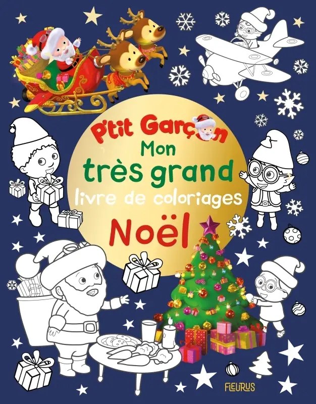 FLEURUS - Mon tres grand livre de coloriages Noel