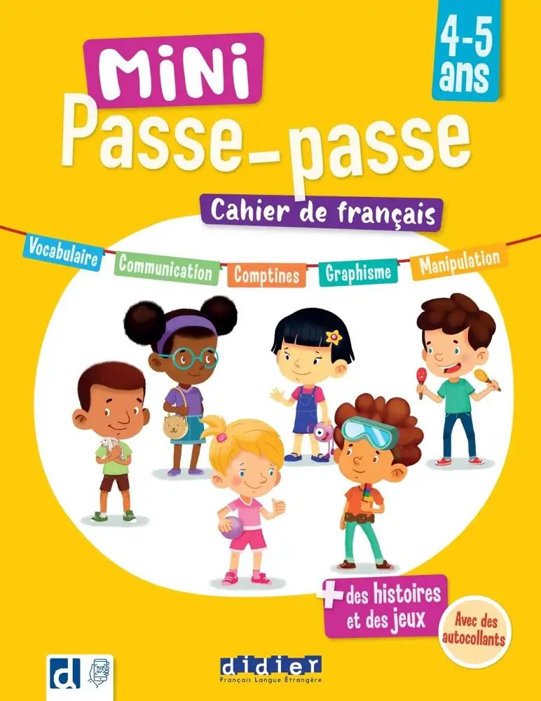 DIDIER - Mini Passe Passe 4-5 Ans Cahier De Francais