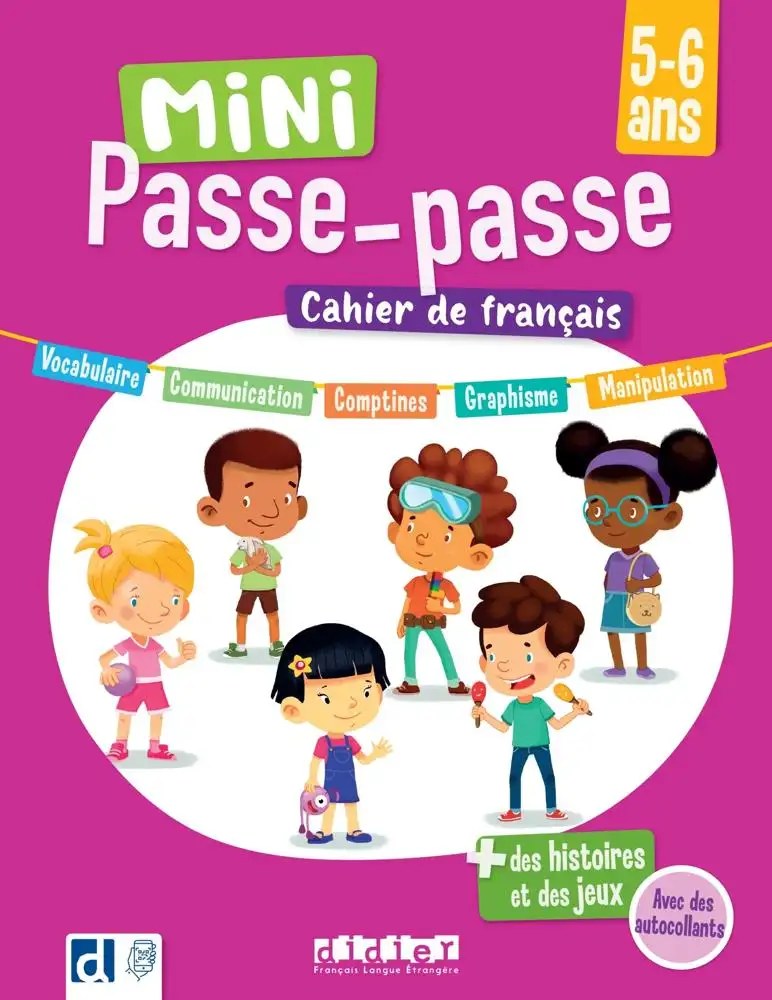 DIDIER - Mini Passe Passe 5-6 Ans Cahier De Francais