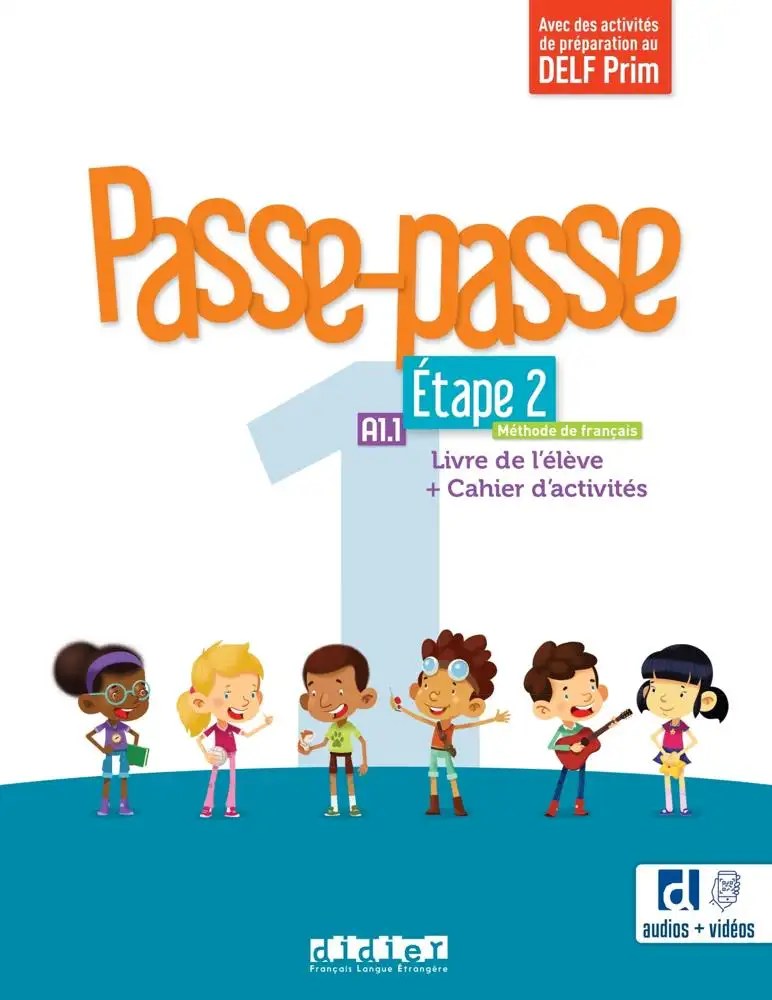 DIDIER - Passe Passe 1 Etape 2 Niveau A1.1 Livre + Cahier