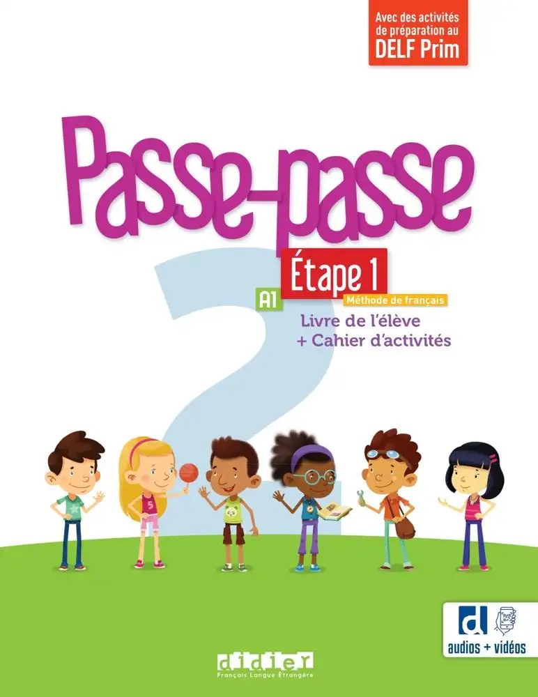 DIDIER - Passe Passe 2 Etape 1 Niveau A1 Livre + Cahier