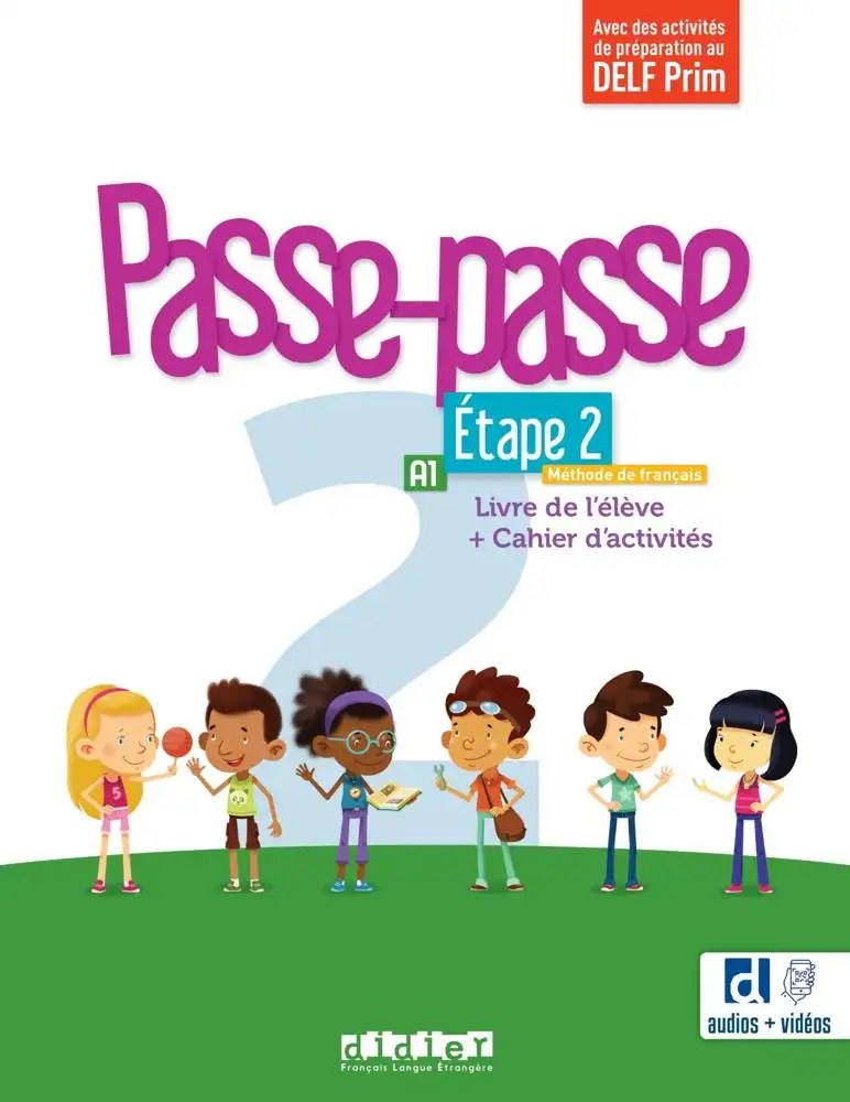 DIDIER - Passe Passe 2 Etape 2 Niveau A1 Livre + Cahier
