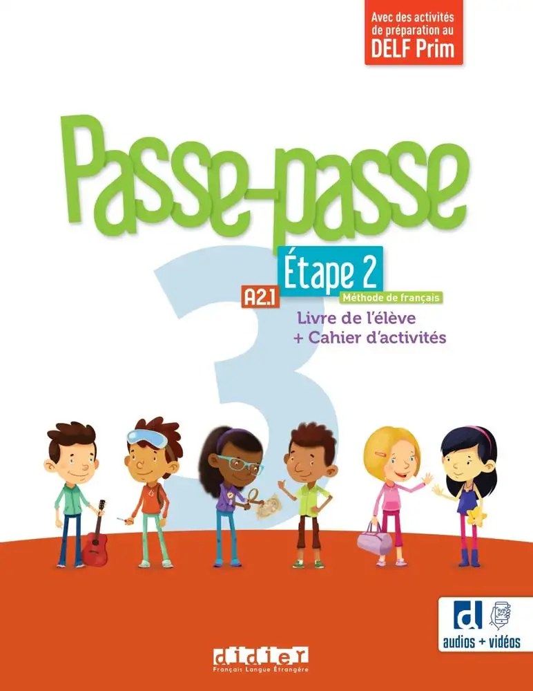 DIDIER - Passe Passe Etape 2 A2.1 Livre + Cahier