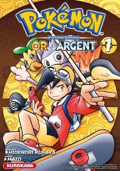 KUROKAWA - Pokemon Or et Argent - tome 1 - Kusaka, Hidenori + Mato + Vautrin, Fabien