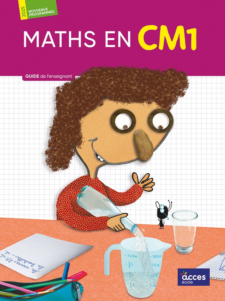 ACCES - Maths En CM1 Cahier De Geometrie 2026