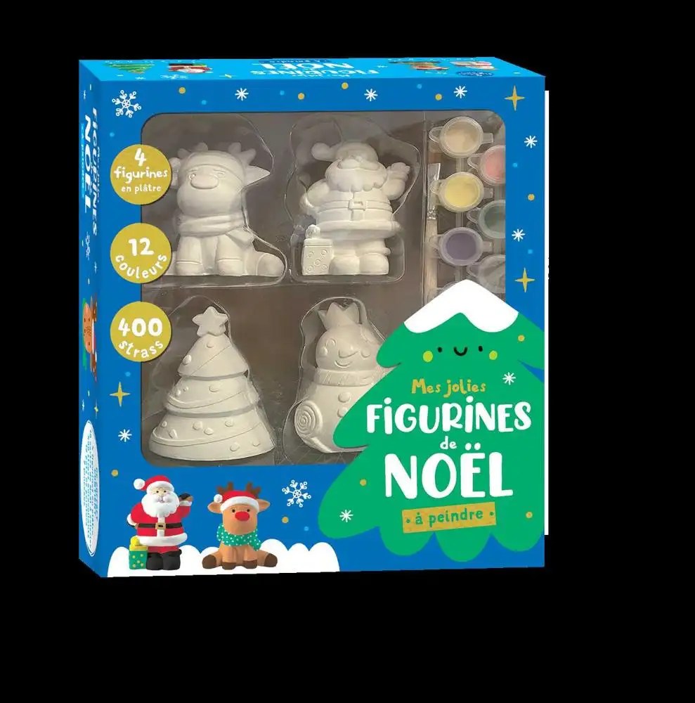 1 2 3 SOLEIL - MES JOLIES FIGURINES DE NOEL A PEINDRE