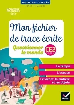 HATIER - Questionner Le Monde Ce2 Fichier De Trace 17