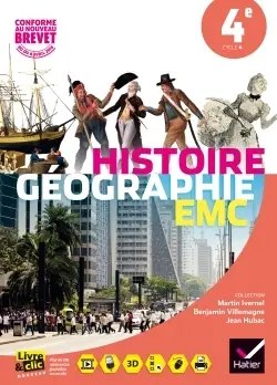 HATIER - HistGeo Enseignement Moral Et Civique 4e 2016