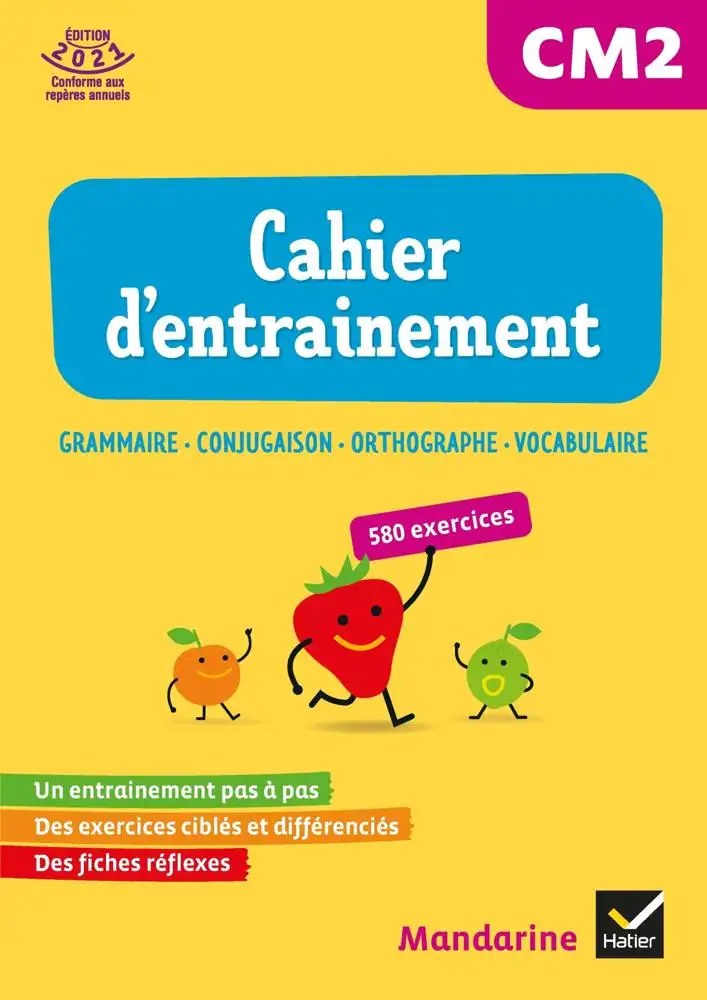 HATIER - Cahier D'entrainement CM2 Grammaire Conjugaison