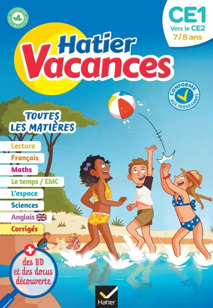 HATIER - Hatier Vacance 24 Du Ce1 Vers Ce2