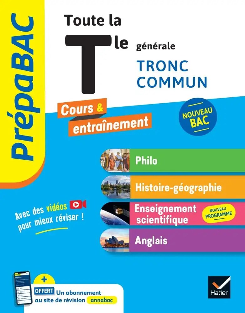 HATIER - Prebac Toute La Tle Generale