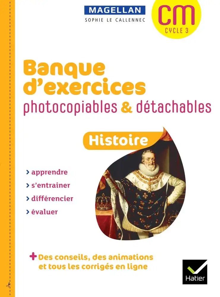 HATIER - Magellan Histoire Cm 2023 Banque D'exercices