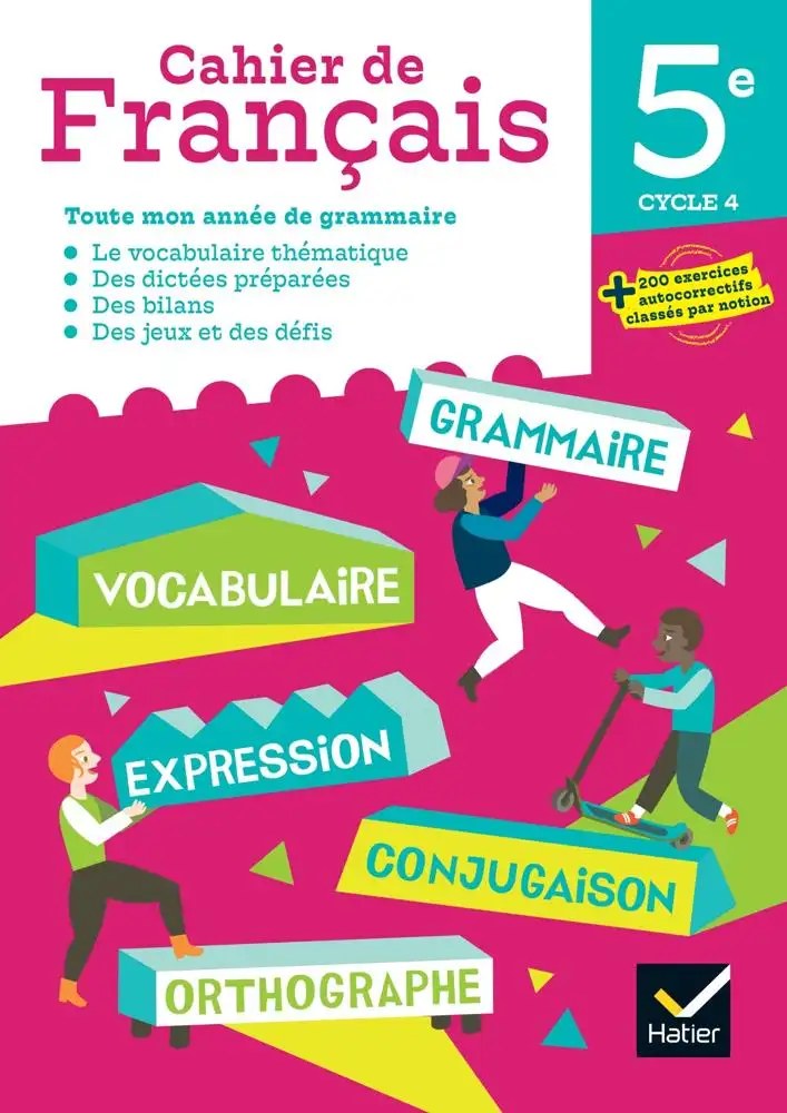 HATIER - Cahier De Francais 5eme 23