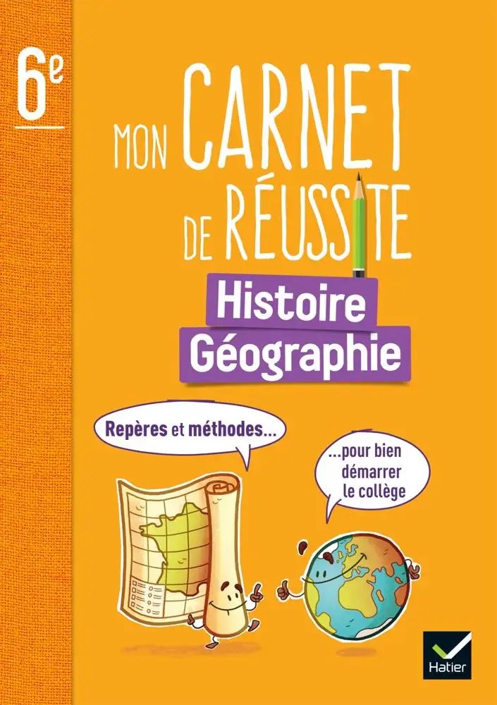 HACHETTE - Mon Carnet De Reussite HistGeo 6e 2023