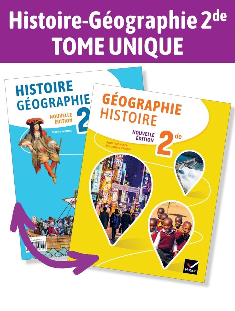 HATIER - Histoire Geoghraphie livre 2DE  2023