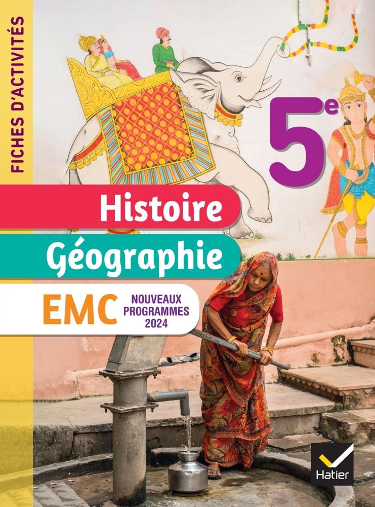 HATIER - Fiches D'activites HistGeo EMC 5e  2024