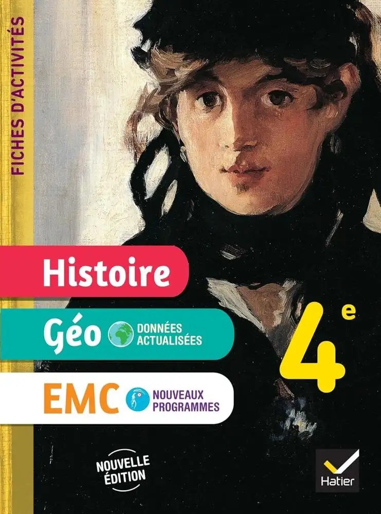 HATIER - Fiches D'activites HistGeo EMC 4e 2025