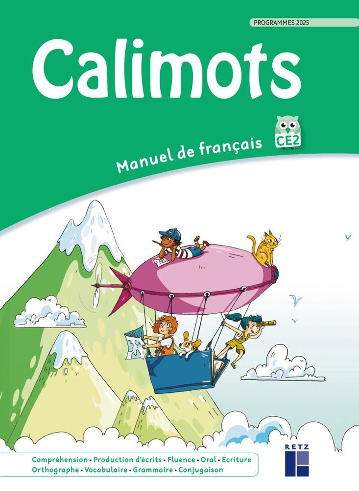 RETZ - Calimots Ce2 Manuel De Francais 2025