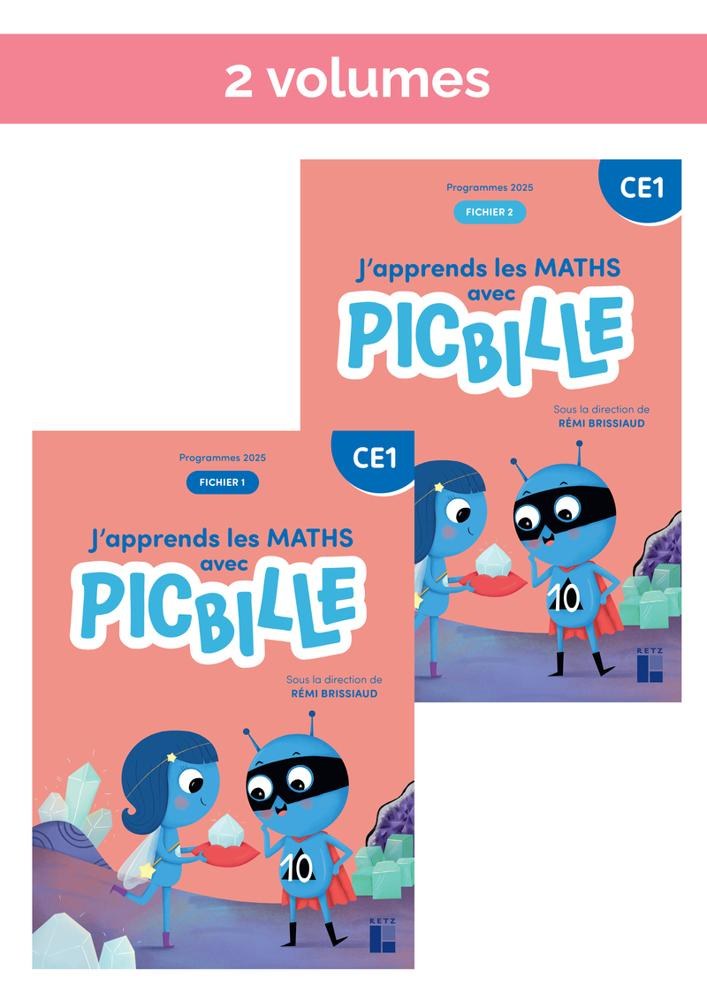 RETZ - J'apprends Les Maths CE1 Fichier En 2 Volumes