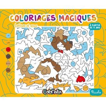 PICCOLIA - Coloriages Magiques - Lettres Et Sons